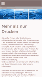 Mobile Screenshot of druckerei-wasser.de